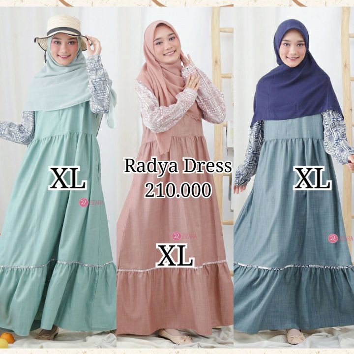 ZIZARA Gamis Katun Radya