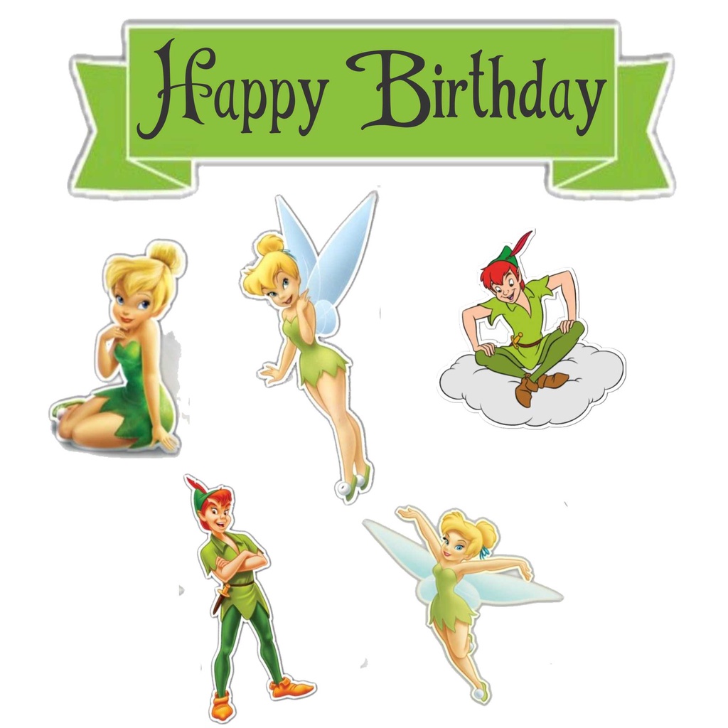 

TOPPER CAKE ULANG TAHUN / HIASAN KUE TINKERBELL