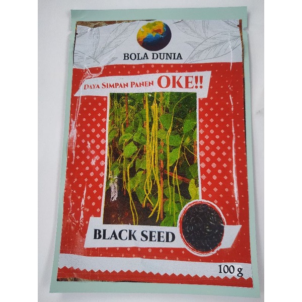 Benih Kacang panjang black seed 100g