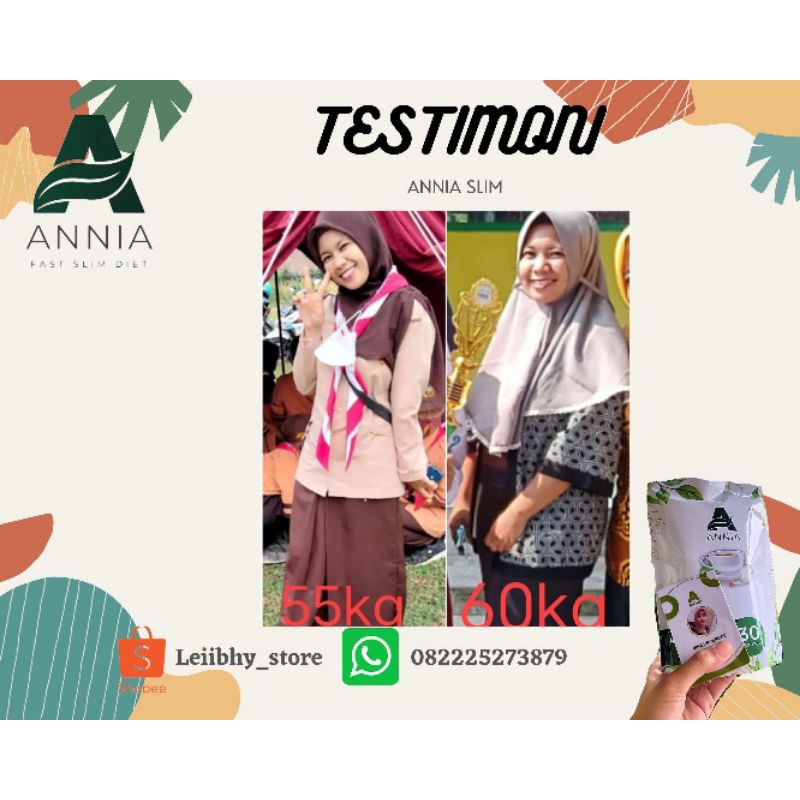 ANNIA SLIM DIET PAKET 30 (TURUN HINGGA 10-14 KG)