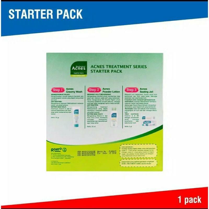 ACNES STARTER PACK[PAKET 3 IN 1] ORIGINAL 100%