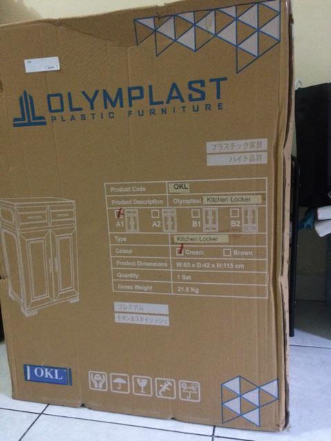 Olymplast Kitchen Locker OKL Rak Lemari  Piring  Gelas 