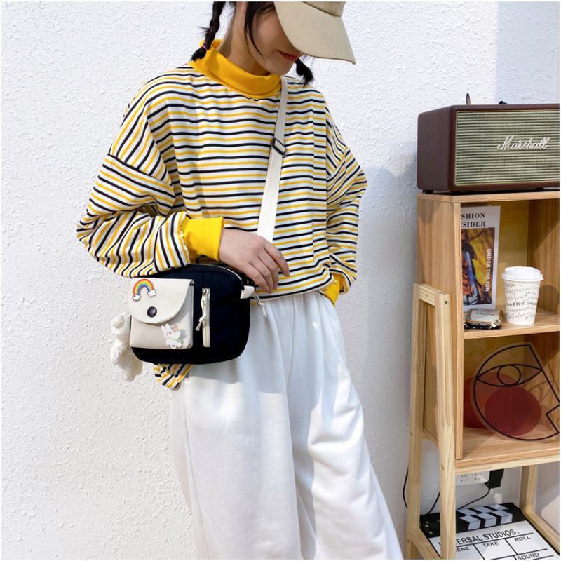 Melvin Tas Selempang Sling Bag swag harajuku tas hangout tas slempang wanita slingbag wanita-1