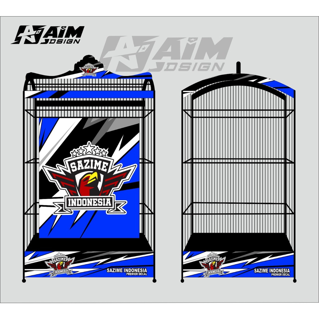 DECAL SANGKAR KOTAK DECAL HOLOGRAM EPS 11 SAZIME PETAK / KOPER / GEPENGAN / BATA , KACER , KENARI