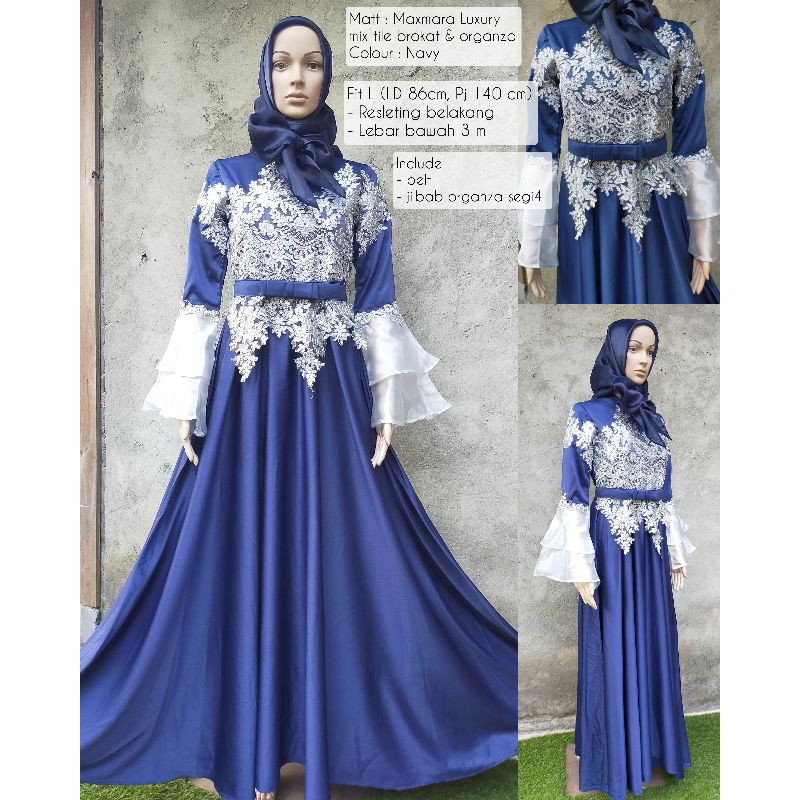 gamis maxmara by jihan syakira