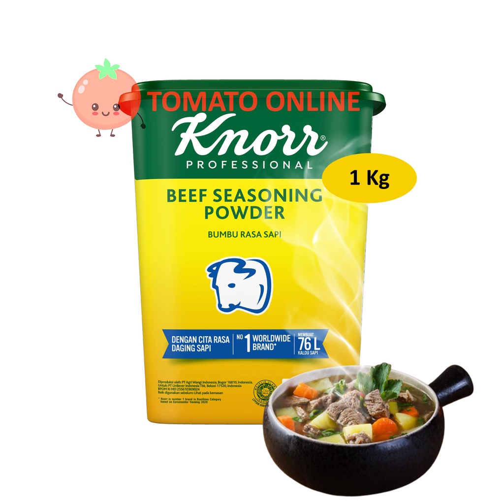 Knoor Knorr Beef Seasoning Powder Sapi 1 kg 1kg 1000 gr gram G 1000gr