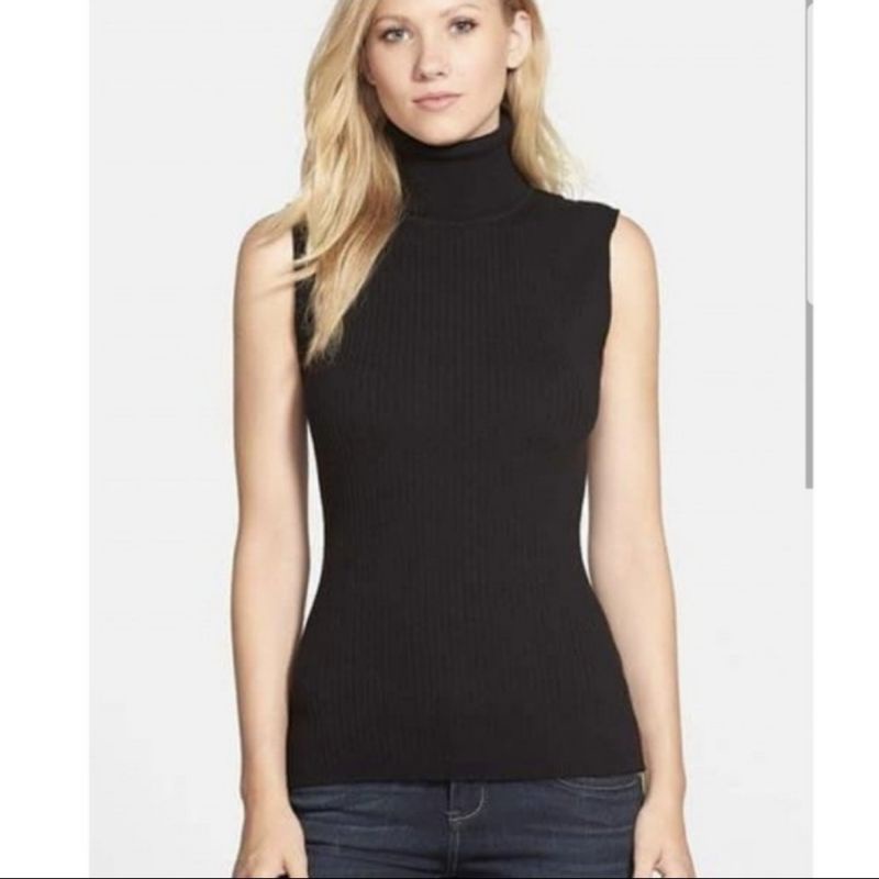 Turtleneck Tanktop Premium Knit Wanita