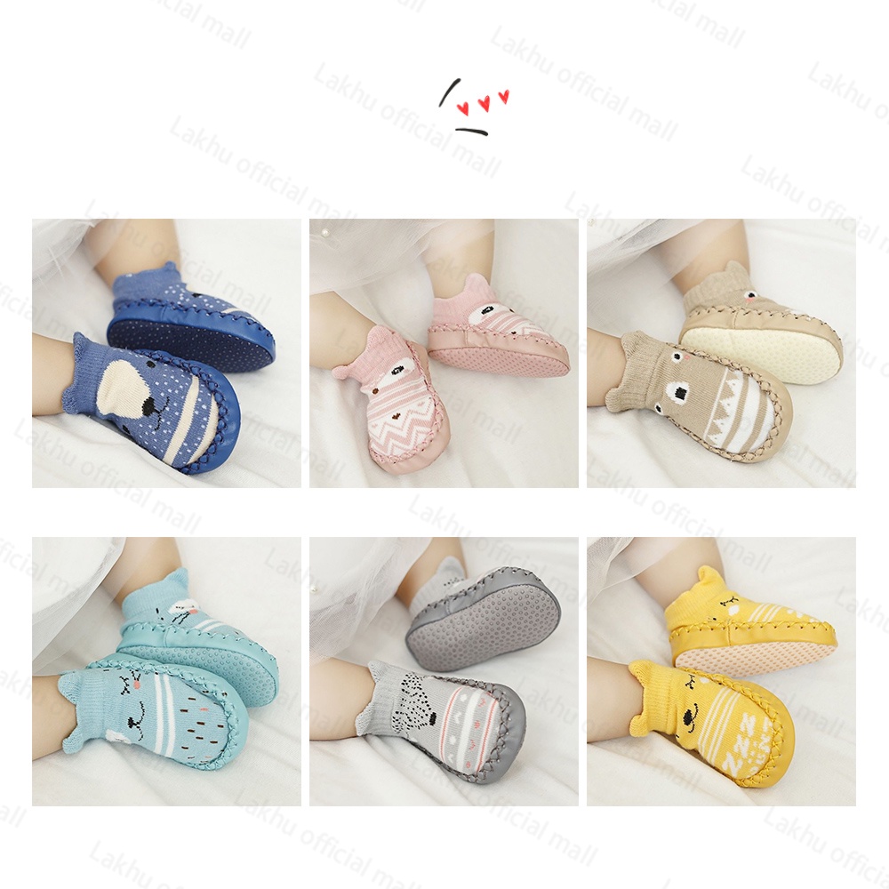 Lakhu sepatu bayi prewalker/sepatu kaos kaki bayi karet prewalker/sepatu baby prewalker