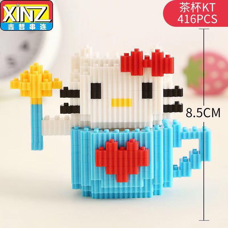 Nano Block Mainan Edukasi Sanrio Hello Kitty High Quality 239 - 416 pcs