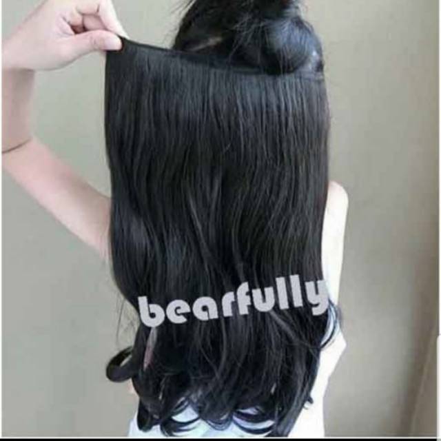Hair Clip Rambut Asli 100% Human Hair