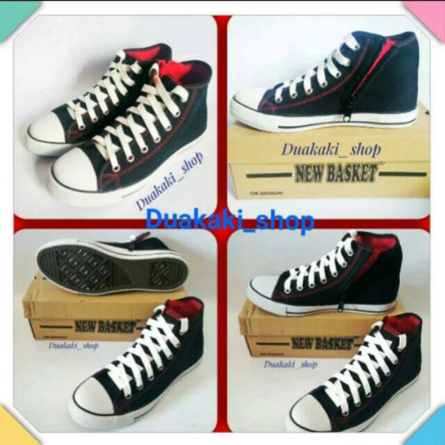 Sepatu Sekolah New Basket Resleting 338 HC Tinggi Sepatu NB Warior