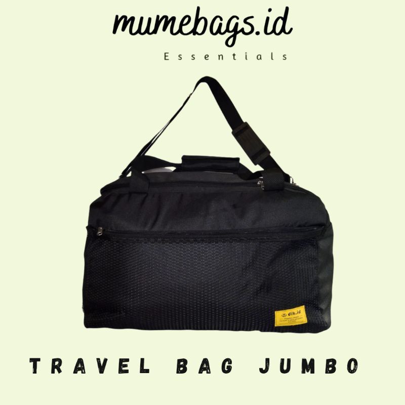 Travel Bag Jumbo Tas Pakaian 60L Duffel Bag