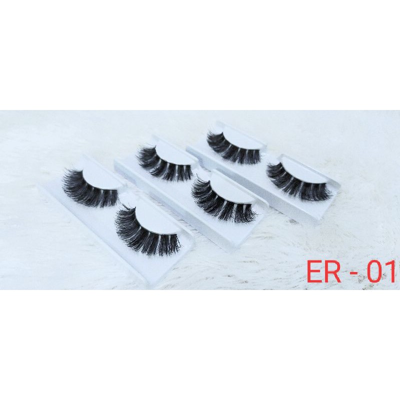 Bulu Mata Palsu 3D ER - 01/ Eyelash Extention / Bulu Mata Murah TIDAK TERMASUK COVER MIKA