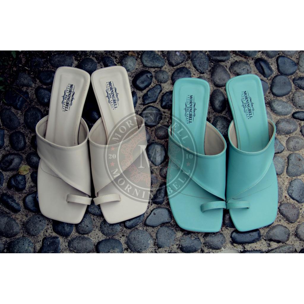 Sandal Wanita, Sandal MorningbellGirl, Sandal Hak Tahu, Sandal Jepit Hak Tahu, Sandal Diskon