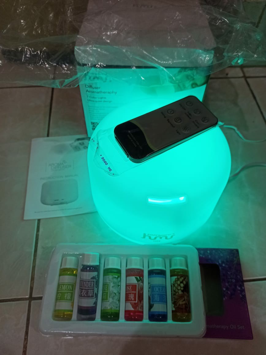 Air Diffuser Difuser Aromatherapy Aromaterapi Humidifier Humidifer Essential Oil Nano Spray Mw 10