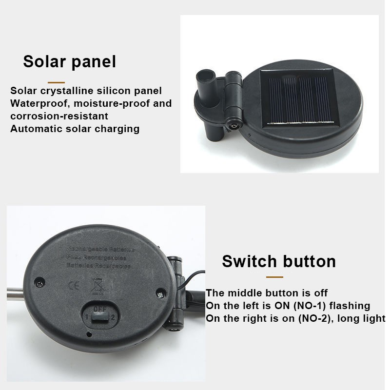 Lampu Taman 90 / 120 / 150 Led Tenaga Surya Anti Air Bentuk Kembang Api Dandelion Untuk Dekorasi Outdoor