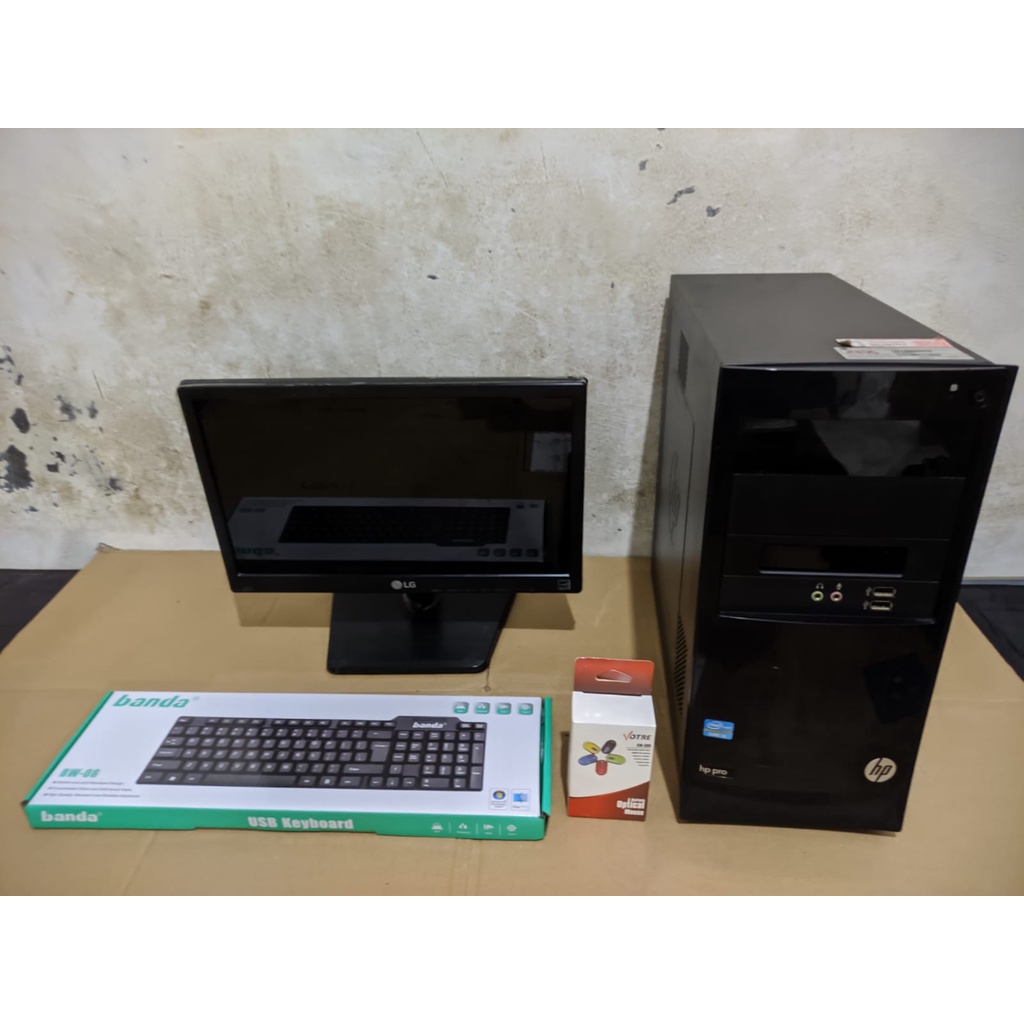 KOMPUTER BUILTUP FULLSET PC+LCD+KEYBOARD+MOUSE CORE i3/i5/i7 RAM 4GB HDD &amp; SSD