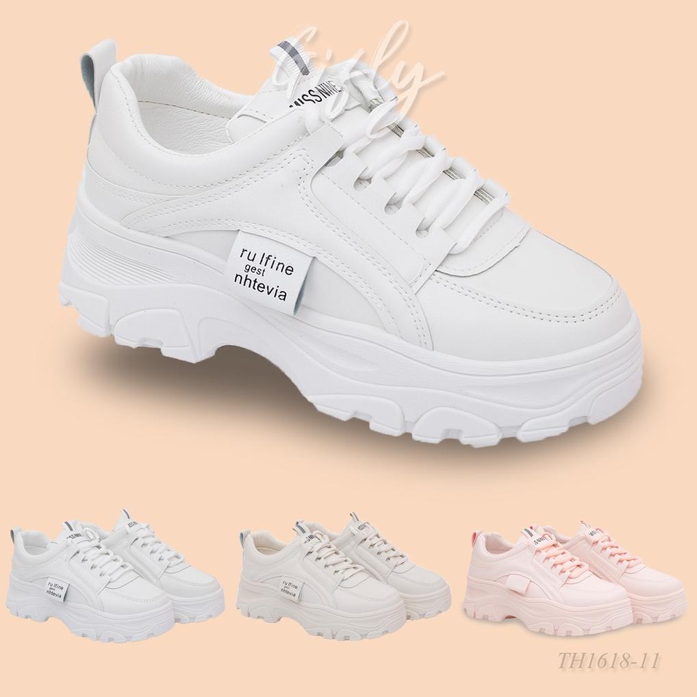[HOLLXMALL] | [GIFLY] NESYA SEPATU SNEAKERS WANITA KOREA IMPORT TH1618-11