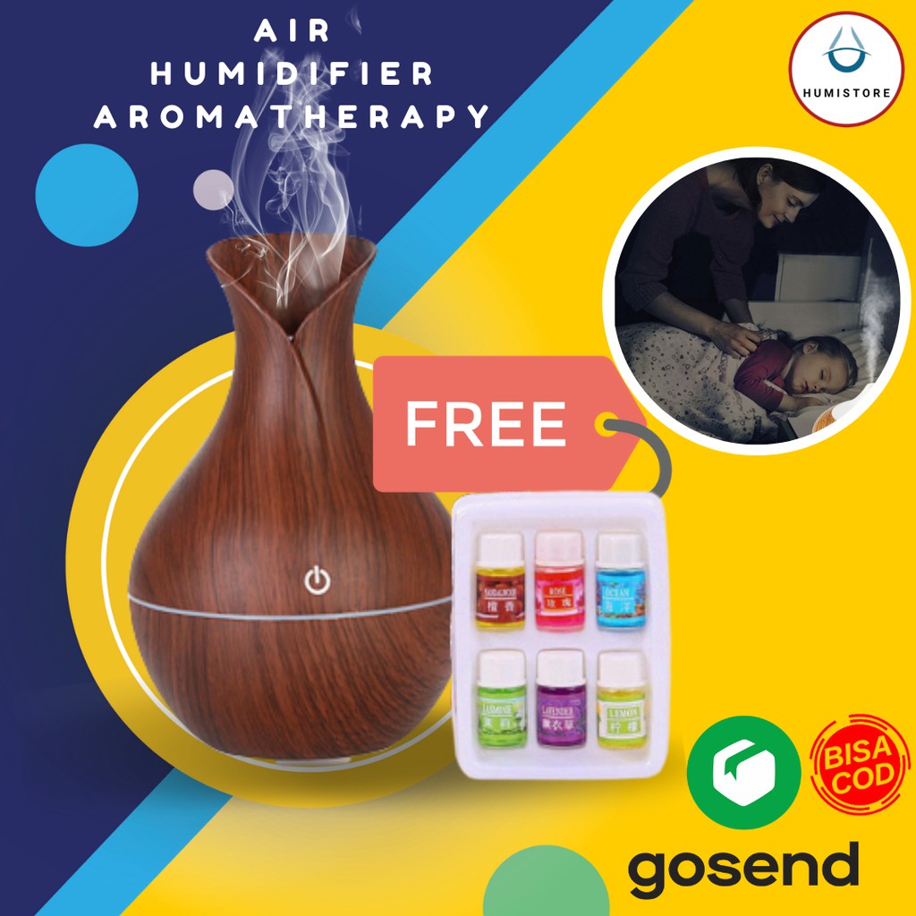 Ultrasonic Humidifier Aroma Essential Oil Diffuser 130ml