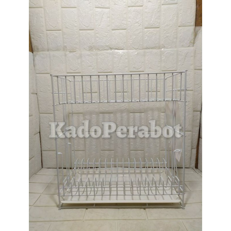 rak kawat daisy 391 tray - rak piring susun - rak kawat coating susun