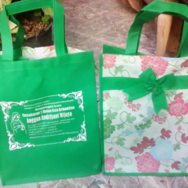 

Goodie bag khajatan plus sablon