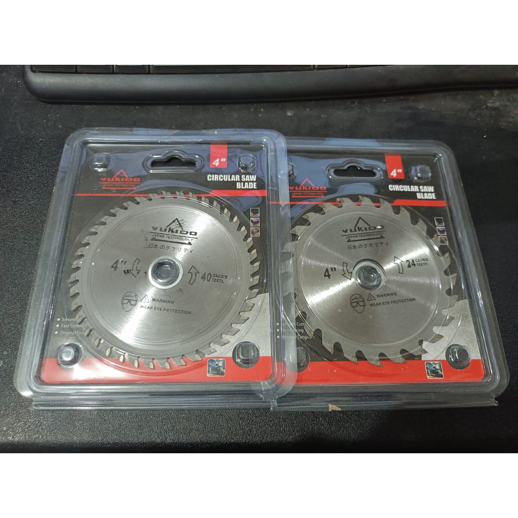 [COD] YUKIDO Mata Pisau Potong Kayu / Triplek 4&quot; x 24T 40T 72 T / Wood Circular Saw Blade kayu triplek