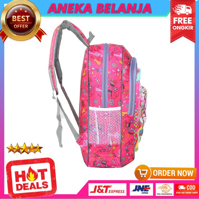 Tas Anak Lampu Motif Unicorn Warna Pink Imut Lucu Cocok Untuk Sekolah Anak Cewek Harga Ekonomis