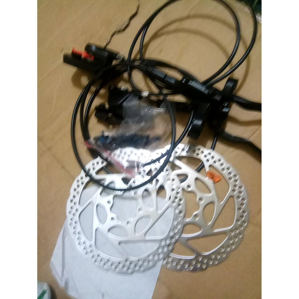 SALE rem hidrolik Shimano brake set Shimano MT-200