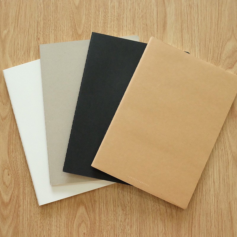 Our Story Begins Plain Notebook Set / Buku Catatan Polosan Satu Set