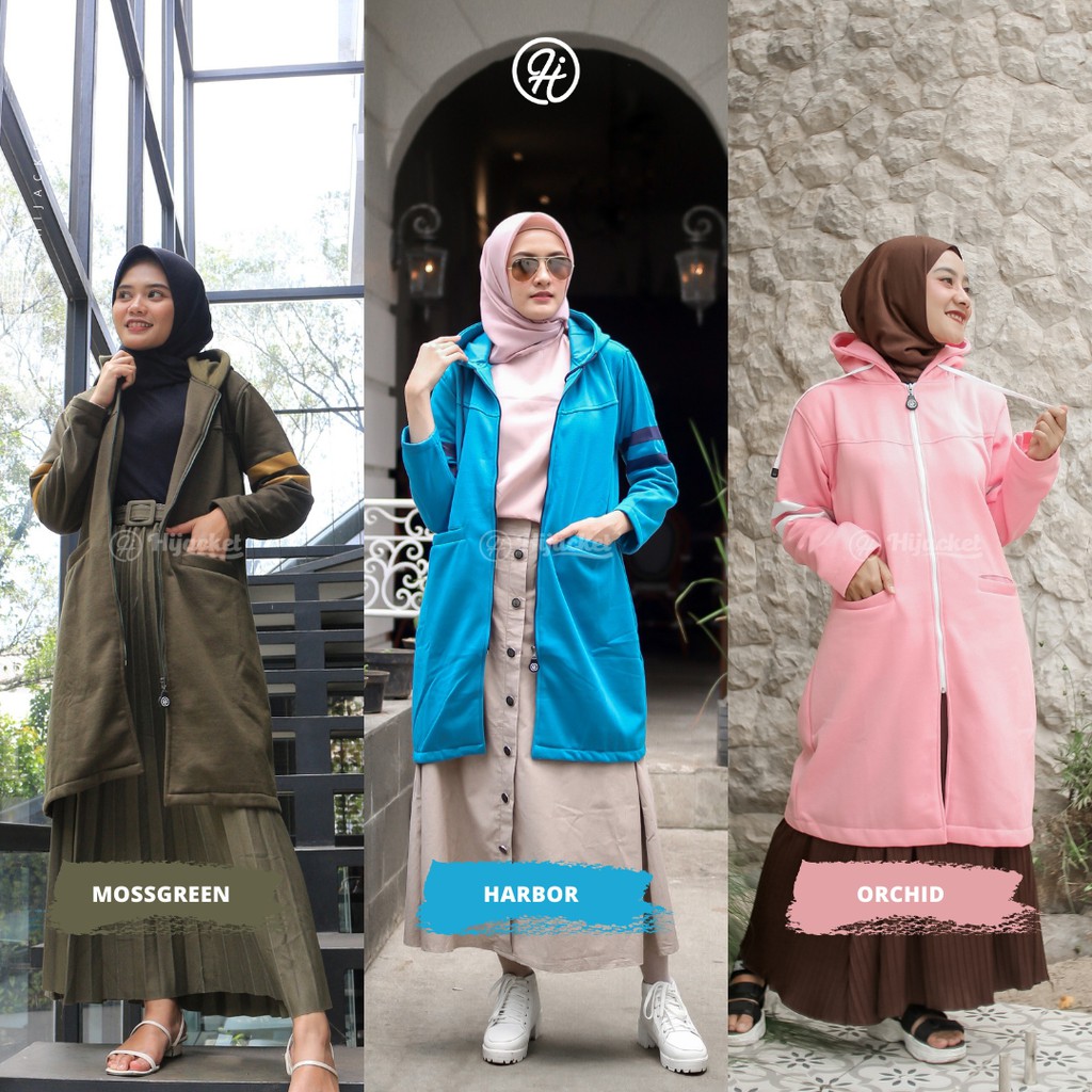 Hijacket® Beautix Series (All Size, XL, XXL) Jaket Wanita Bahan 100% Premium Fleece Asli-2