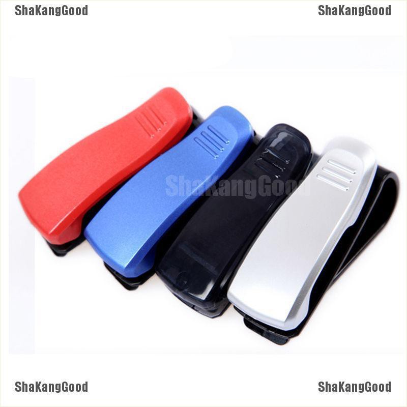 Fad ShaKang 1pc Holder Kacamata Hitamkartupen Untuk Sun Visor Mobil