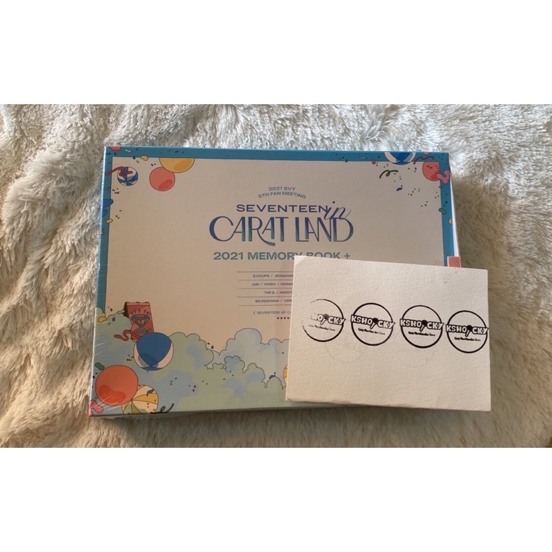 READY STOCK SEALED SEVENTEEN IN CARATLAND 2021 MEMORY BOOK + DIGITAL CODE