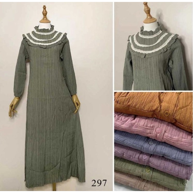 Gamis Jadore / Gamis serat kayu