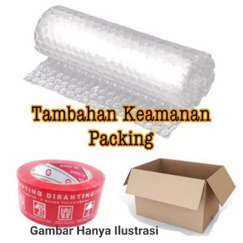 

Tambahan Keamanan Paking Pesanan Anda Kardus Tambahan / Bubble Wrap Tambahan Paking Isolasi Fragile