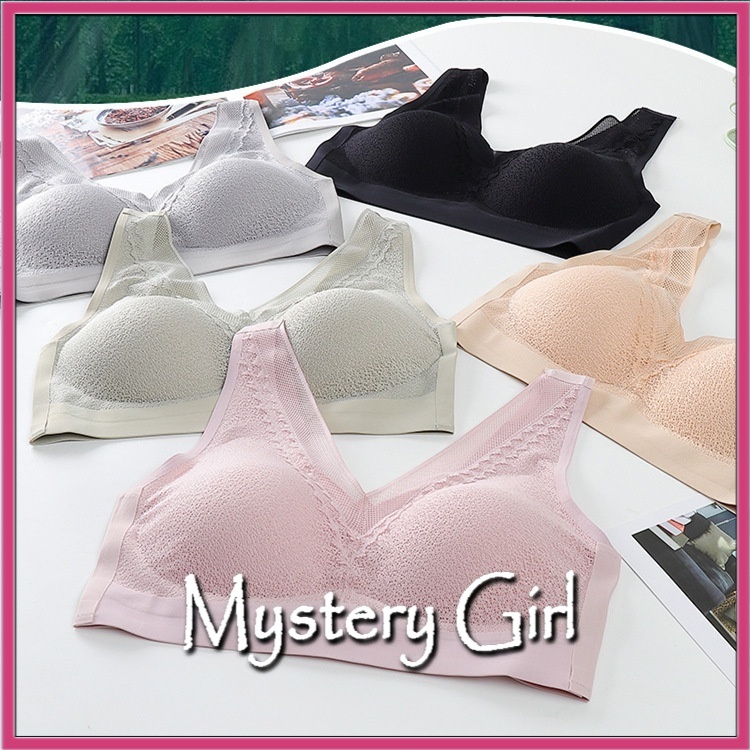 Mysterygirl - Push up Bra Tank Top Sport Bra Remaja Push Up InStyle Senam Zumba Jogging Yoga Pakaian Dalam Olahraga Wanita