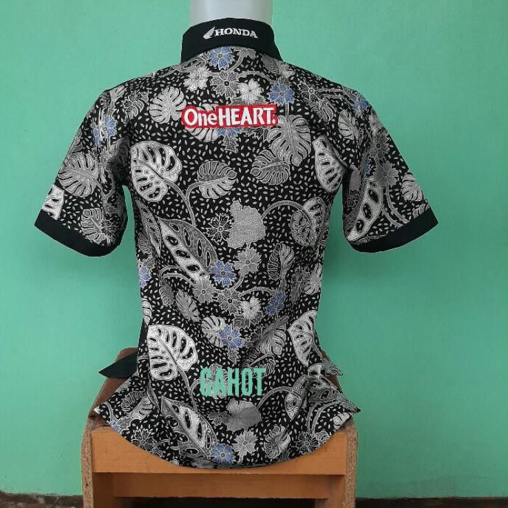 s8 ➝ Kemeja Batik Honda One Heart / Baju Seragam Honda 65 Terlaris