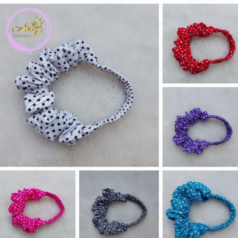 bandana scrunchie baby /bandana baby 0-3tahun /bandana scrunchie/ bandana anak viral