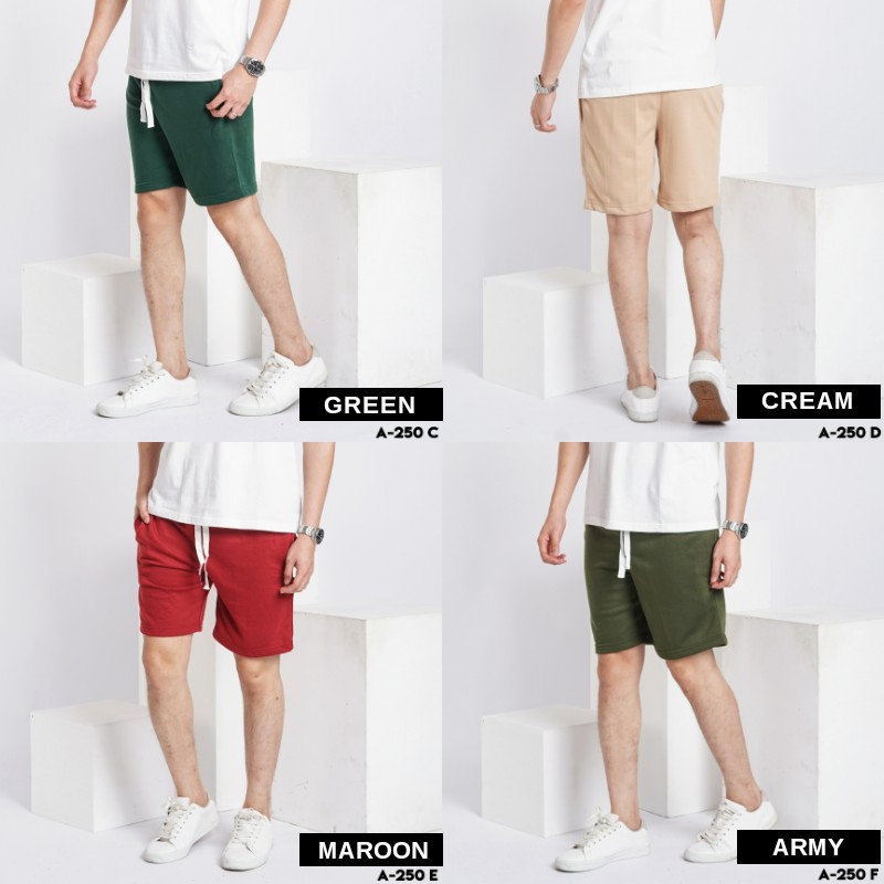 Celana Pendek Kolor Pria Dewasa Santai Short Pants Color Casual Pria Distro