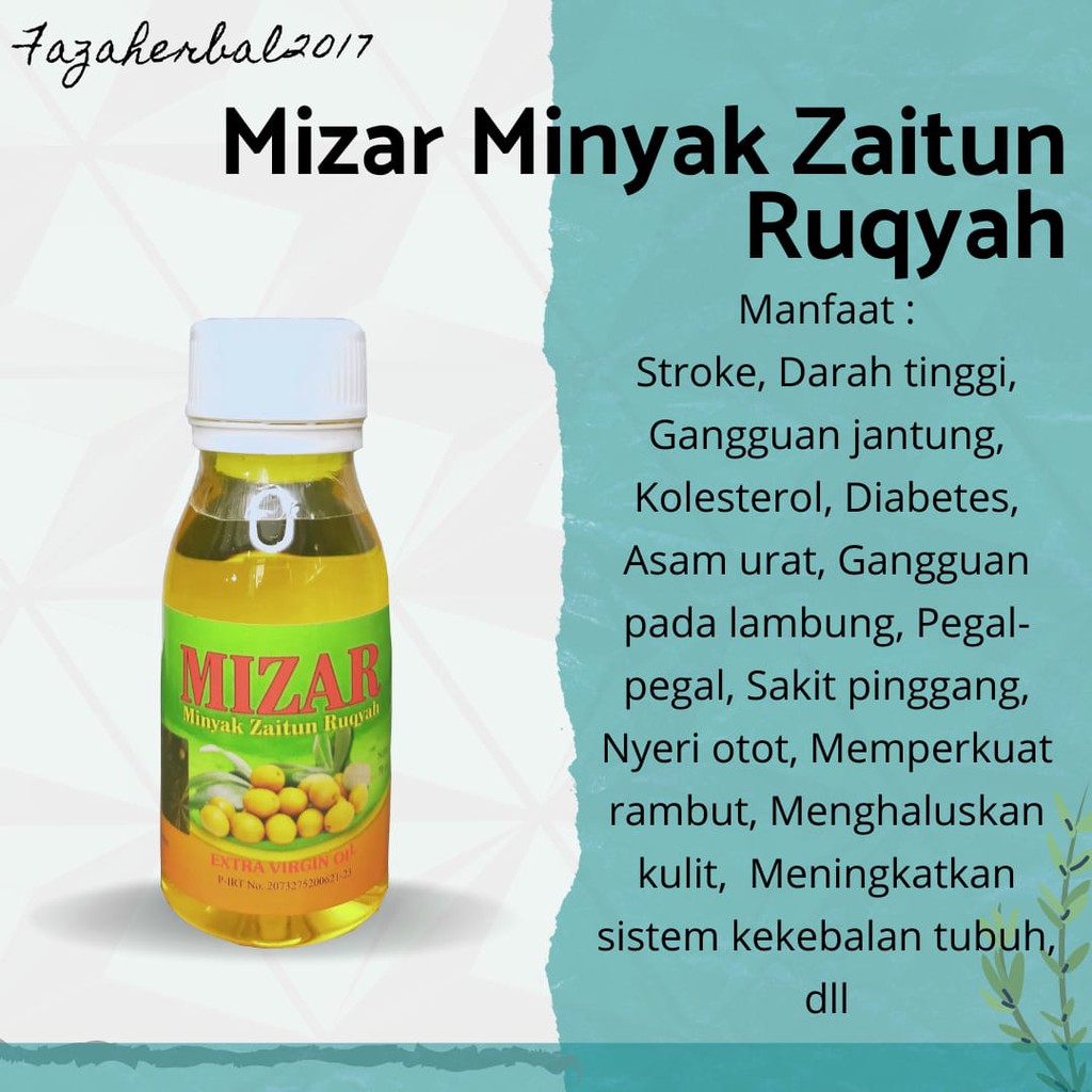 Mizar Minyak Zaitun Ruqyah 125 ml