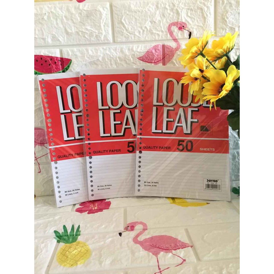 

Joyko Loose Leaf B5 isi 50 sheet / isi binder