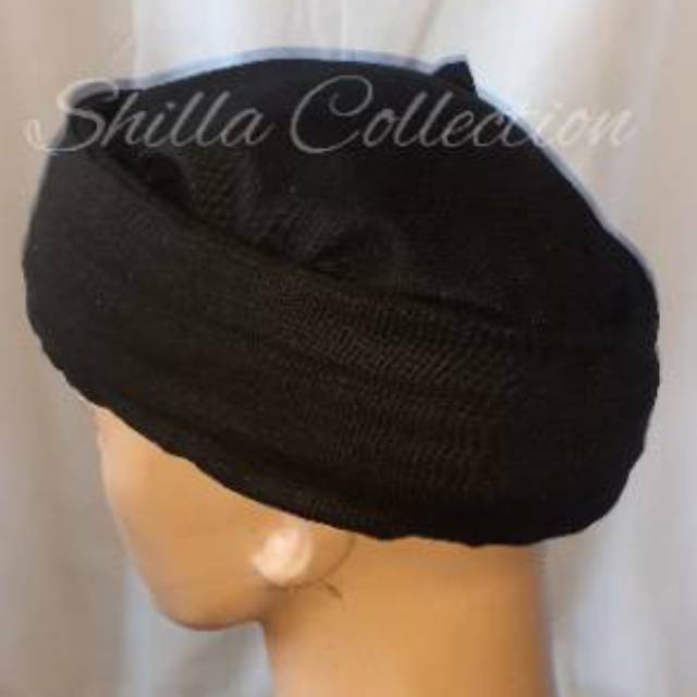 Iket Sunda Candra Sumirat Hitam Polos Iket Bendo Totopong Blangkon Iket Cirebon