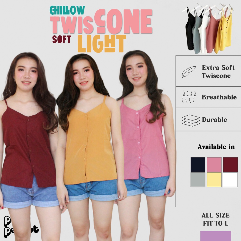 [POSH] TANKTOP WANITA TANGTOP JUMBO POLOS HIJAB RAJUT CROP TALI KECIL TALI BESAR