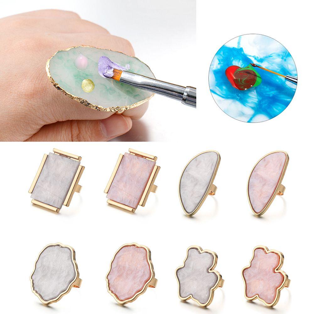 Top Nail Art Palette Manicure Alat Kuku Palsu Rak Penunjuk Kuku UV Gel Polish Rak Display Tempat Pigmen