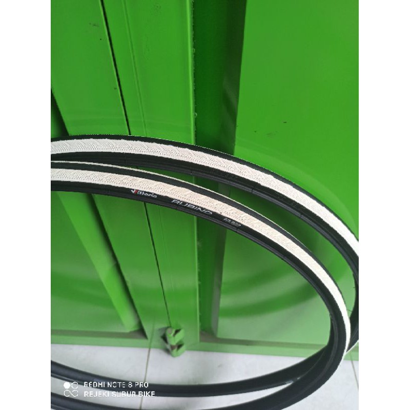 ban Luar Vittoria RUBINO 700 x 23C Sepeda fixie Roadbike made in thailand tipe Wire bukan kevlar