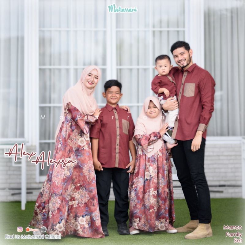 Sarimbit Axel & Alexa By Maharani Terbuat Material Lady Dior Silk Busui Frendly & Wudu' Frendly Sari