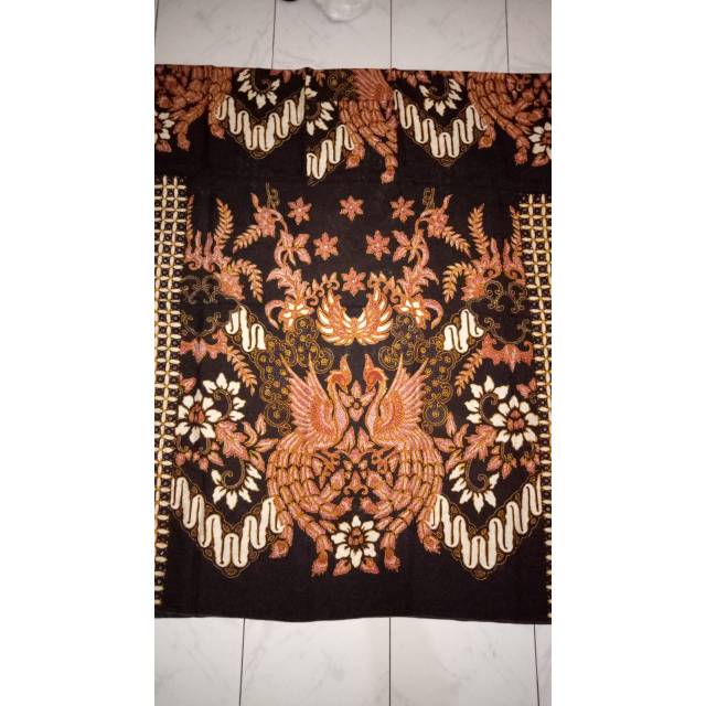 kain batik tulis merak nikah bahan sutra