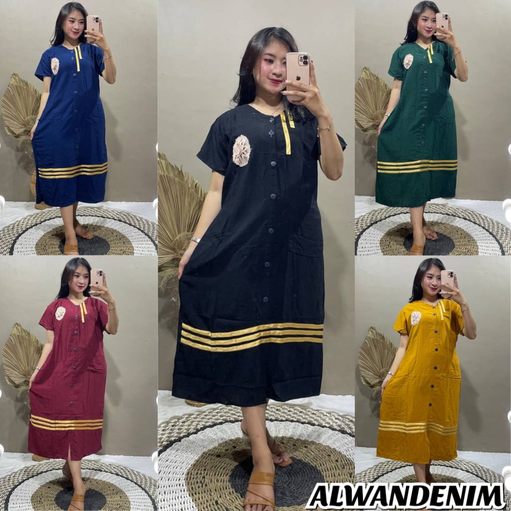 DASTER ARAB LONG ABSTRAK  / RESLETING BUSUI / RENDA MILO ORI /SANTUNG SUPER-DS ANDIN