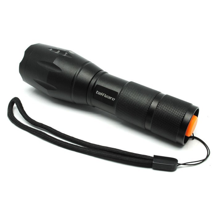 Senter LED Cree Laser Terang E17 XM-L T6 2000 Lumens 18650 / 3 x AAA