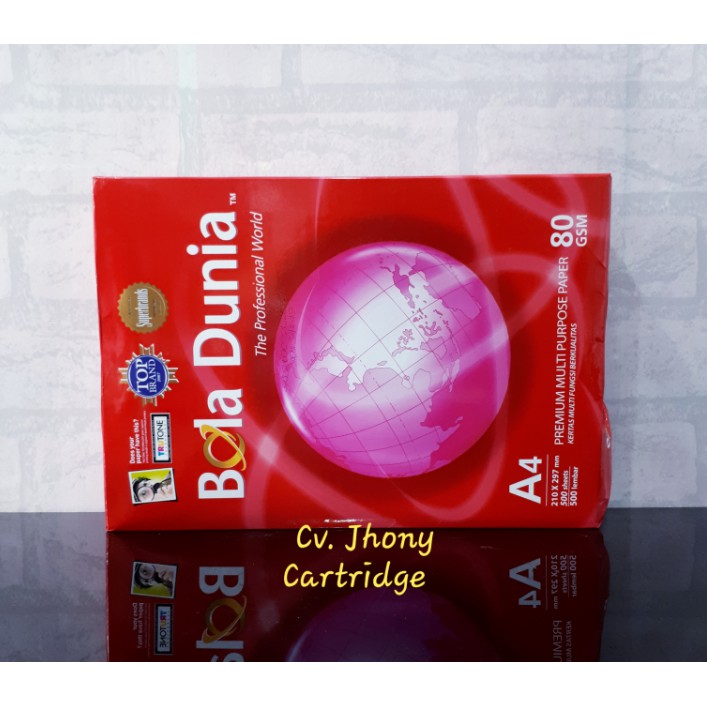 

Kertas Print Hvs Bola Dunia A4 80 g gsm gram