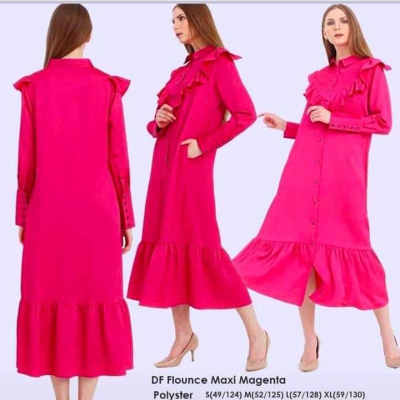 DEFACTO FLOUNCE MAXI DRESS